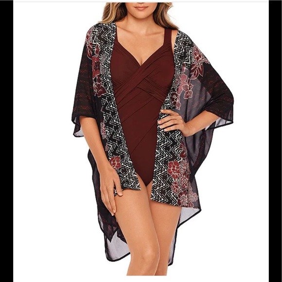 🆕 NWT MIRACLESUIT MENDHIKA BEACH WRAP - Picture 4 of 12